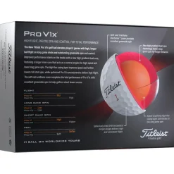 Balles neuves Titleist Pro V1x High Number (5-6-7-8)
