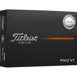 Balles neuves Titleist Pro V1 Elongated Alignement White