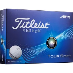 Balles neuves Titleist Tour Soft White AIM 360