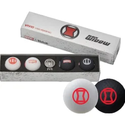 Balles neuves Volvik 4 Balles Vimat + BM Black Widow