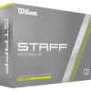 Balles neuves Wilson Staff Model X Yellow