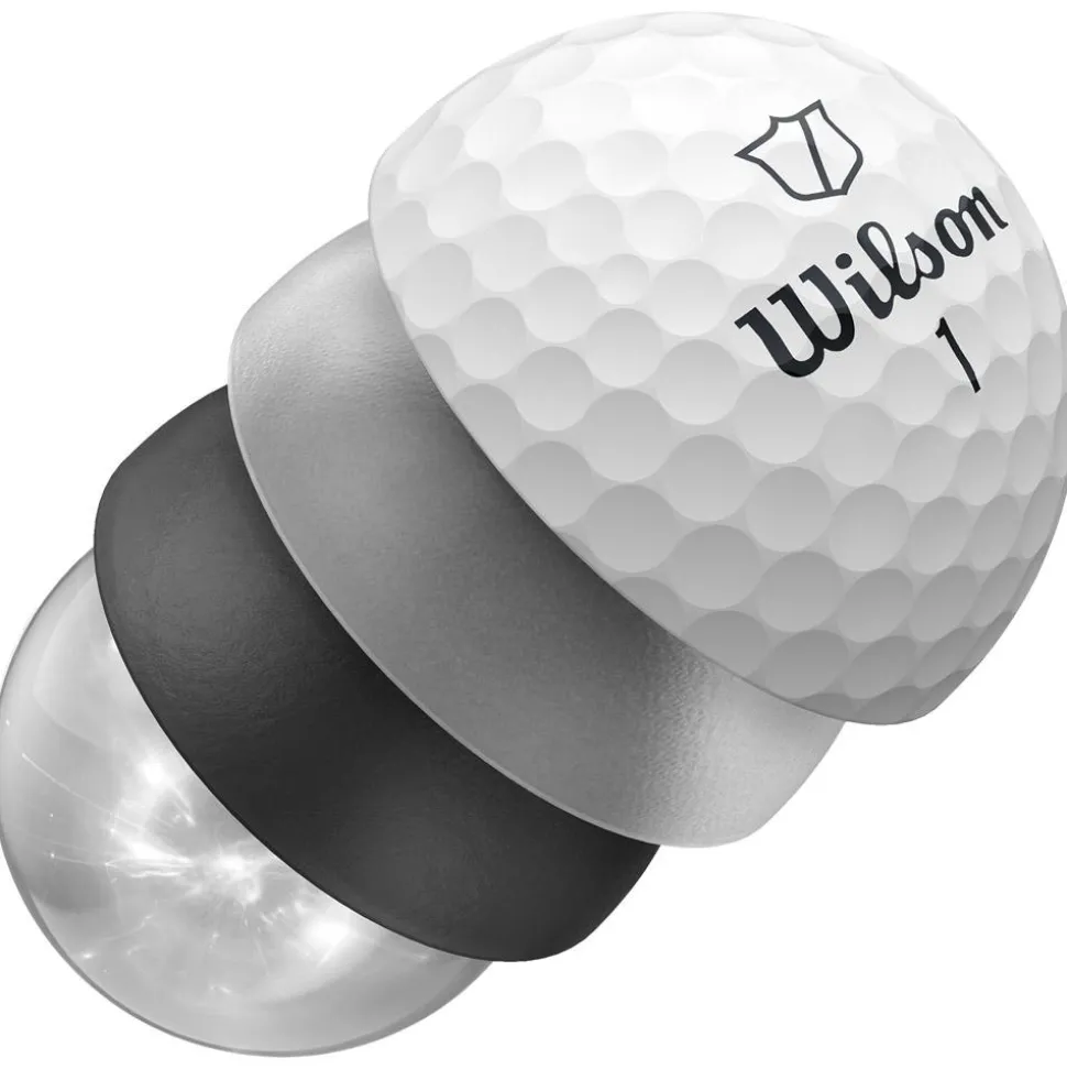 Balles neuves Wilson Staff Model White