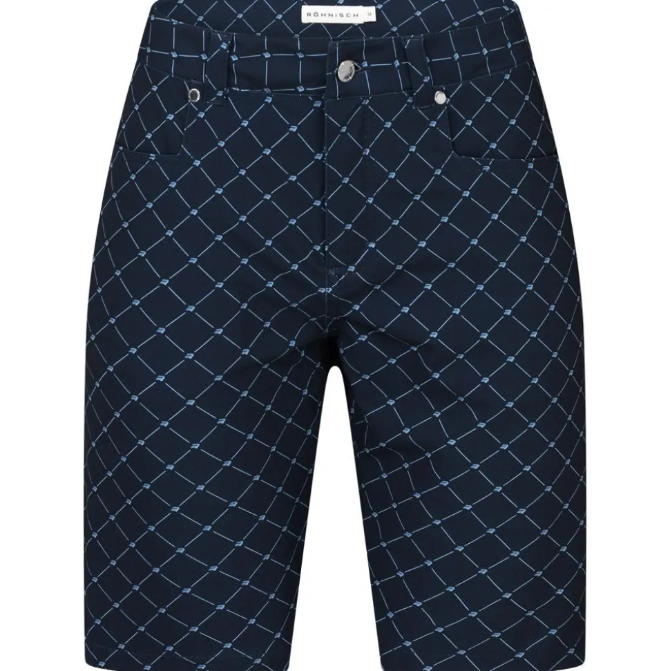 Bermuda Rohnisch Chie Comfort Bermuda R Check Navy