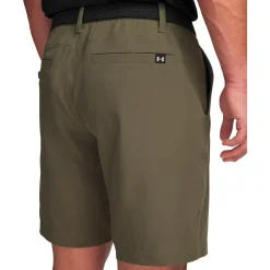 Bermuda Under Armour Drive Taper Short Marine Od Green Halo Green
