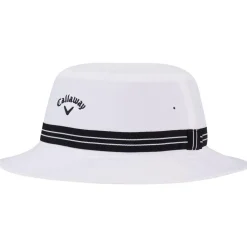 Bob Callaway Golf Bucket Hat White Black