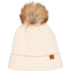 Bonnet Callaway Golf Ladies Pom Pom Beanie Cream