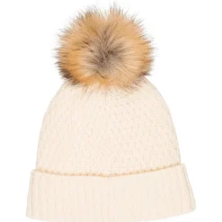 Bonnet Callaway Golf Ladies Pom Pom Beanie Cream