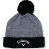 Bonnet Callaway Golf TA Pom Beanie Grey Black