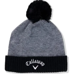 Bonnet Callaway Golf TA Pom Beanie Grey Black
