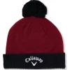 Bonnet Callaway Golf TA Pom Beanie Wine Black