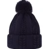 Bonnet Footjoy Cable Knit Bobble Navy