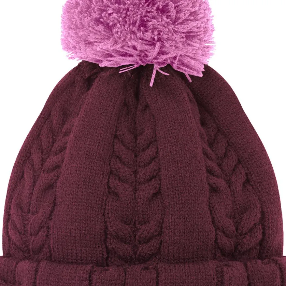 Bonnet Footjoy Cable Knit Bobble Frog Pink