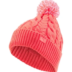 Bonnet Puma Golf Cable Pom Carnation Pink Bright White