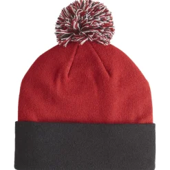 Bonnet Puma Golf Wrmlbl Removable Pom Beanie Intense Red Puma Black