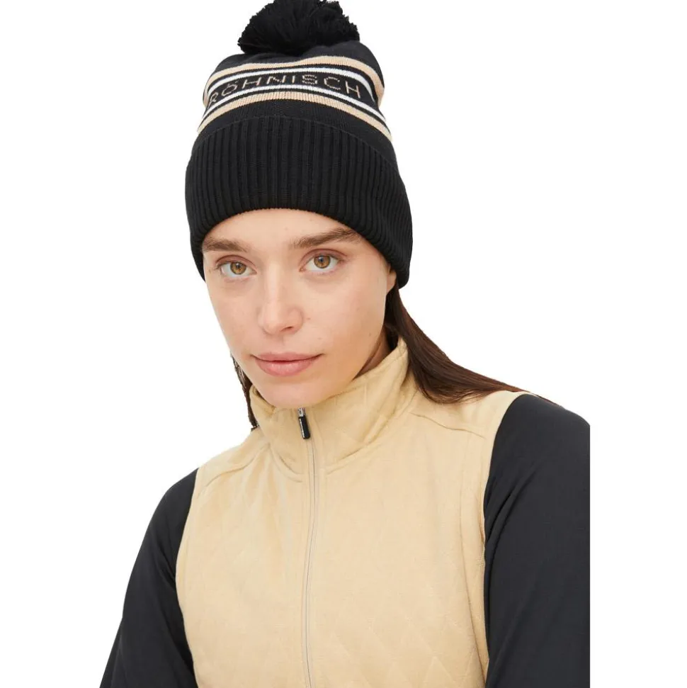 Bonnet Rohnisch Sporty Pom Beanie Black