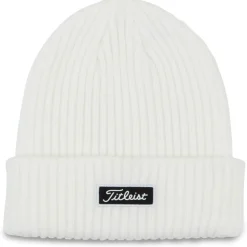Bonnet Titleist Charleston Cuff Knit White Black