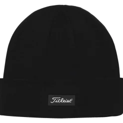Bonnet Titleist Charleston Cuff Knit Black White