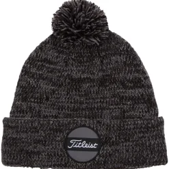 Bonnet Titleist Junior Boadwalk Pom Pom Heather Black
