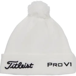 Bonnet Titleist Tour Pom Pom White Black
