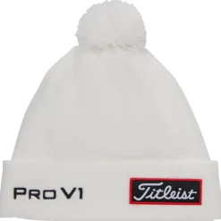 Bonnet Titleist Tour Pom Pom White Black