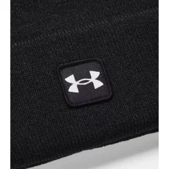 Bonnet Under Armour Halftime Cuff Black White