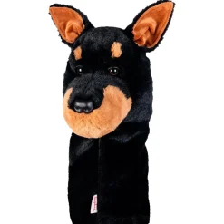 Capuchon de club Daphne Couvre-Bois Peluche Dobermann