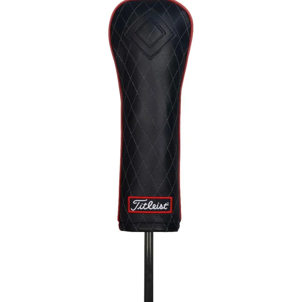 Capuchon de club Titleist Jet Black Leather Headcover Fairway
