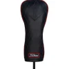 Capuchon de club Titleist Jet Black Leather Headcover Driver