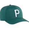 Casquette Puma Golf Heritage P Cap Dark Myrtle White Glow