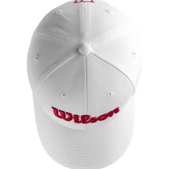 Casquette Wilson Tour Cap White Red