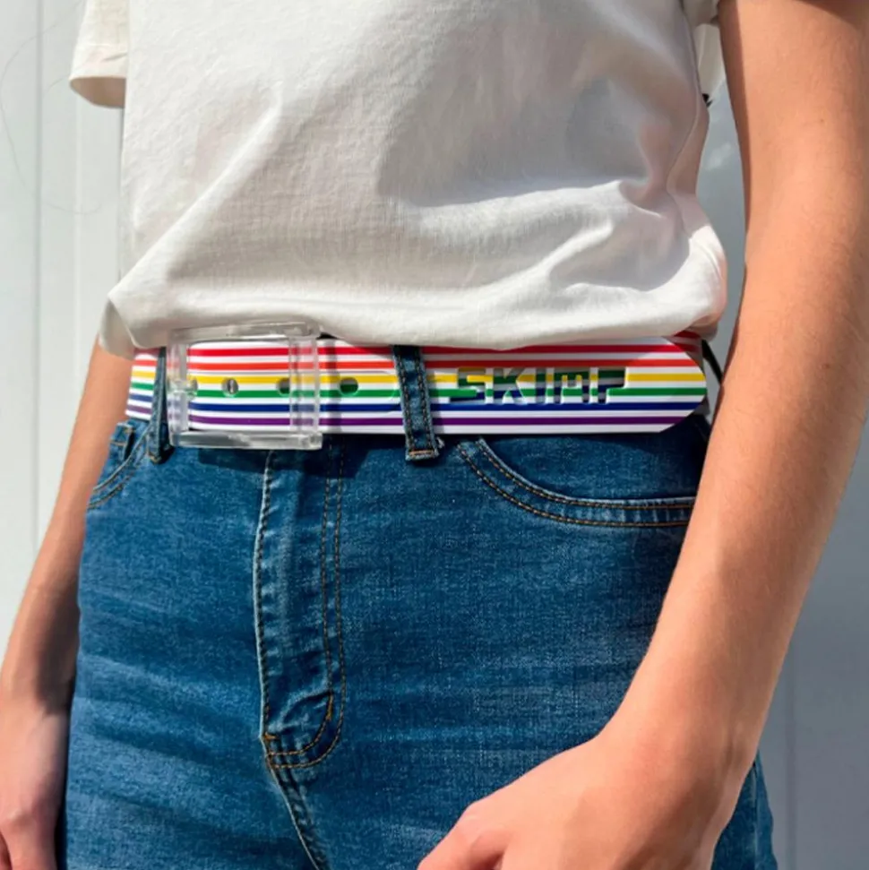 Ceinture Skimp Print Stripes Rainbow