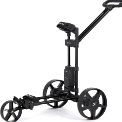 Chariot électrique Flat Cat Touch Hybrid Black (36 trous)