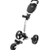 Chariot manuel 3 roues Axglo Tri Lite Blanc Roues Noir