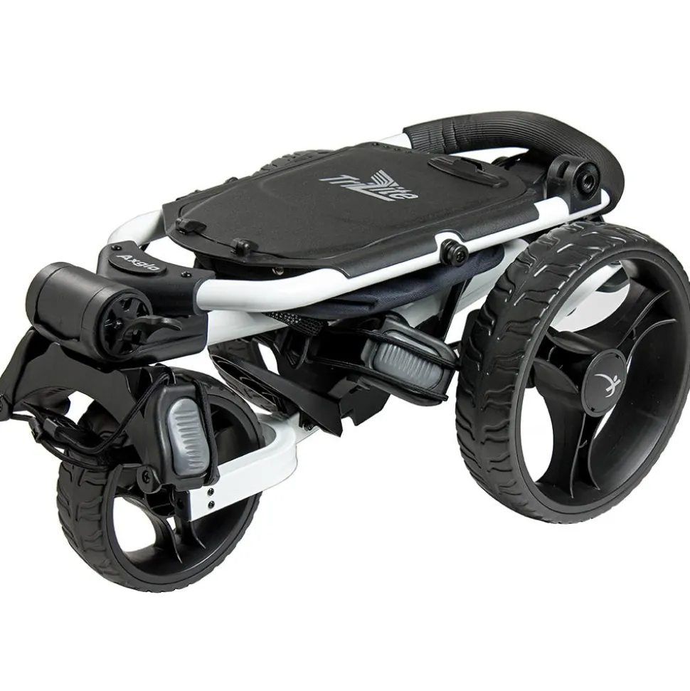 Chariot manuel 3 roues Axglo Tri Lite Blanc Roues Noir