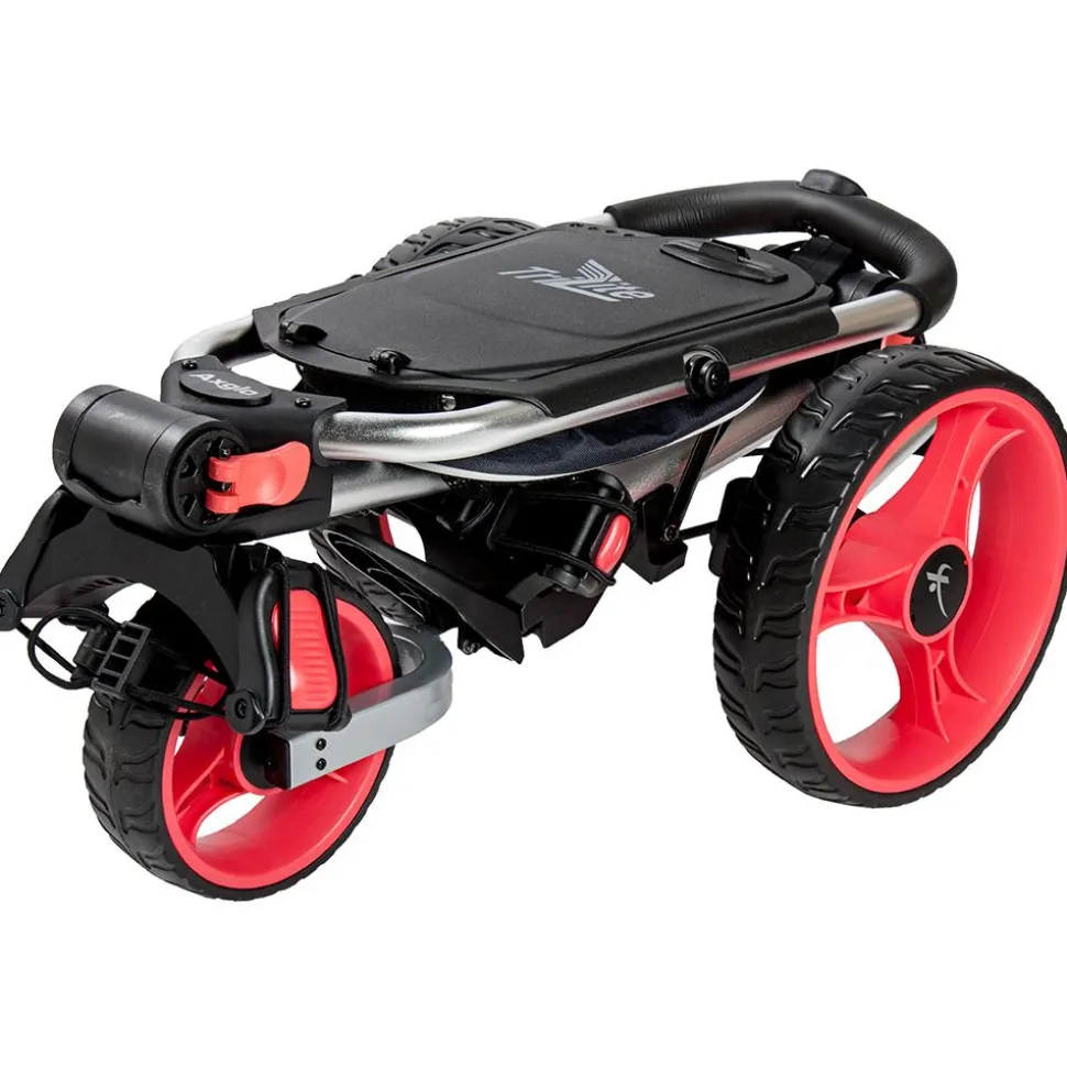 Chariot manuel 3 roues Axglo Tri Lite Gris Roues Rouge