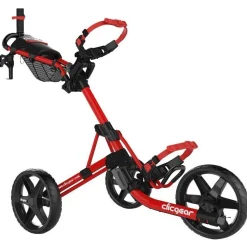 Chariot manuel 3 roues ClicGear Model Manuel 4.0 Rouge