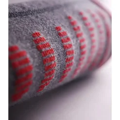 Chauffage pied Lenz Heat Sock 5.1 Toe Cap Slim Fit Gris Rouge