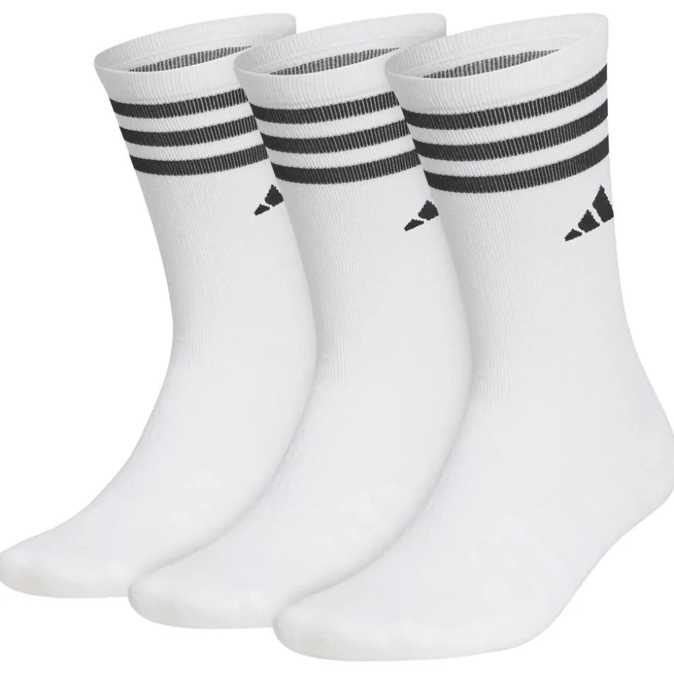 Chaussettes adidas 3 Pk Crew White
