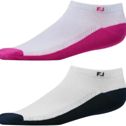 Chaussettes Footjoy Prodry Lightweight Sportlet White 2 Paires