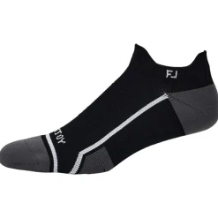 Chaussettes Footjoy TECHD.R.Y Roll Tab Black