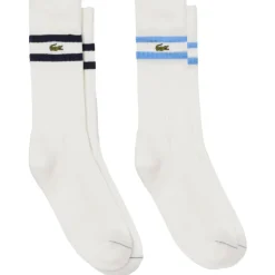 Chaussettes Lacoste Sportswear Farine Bleu