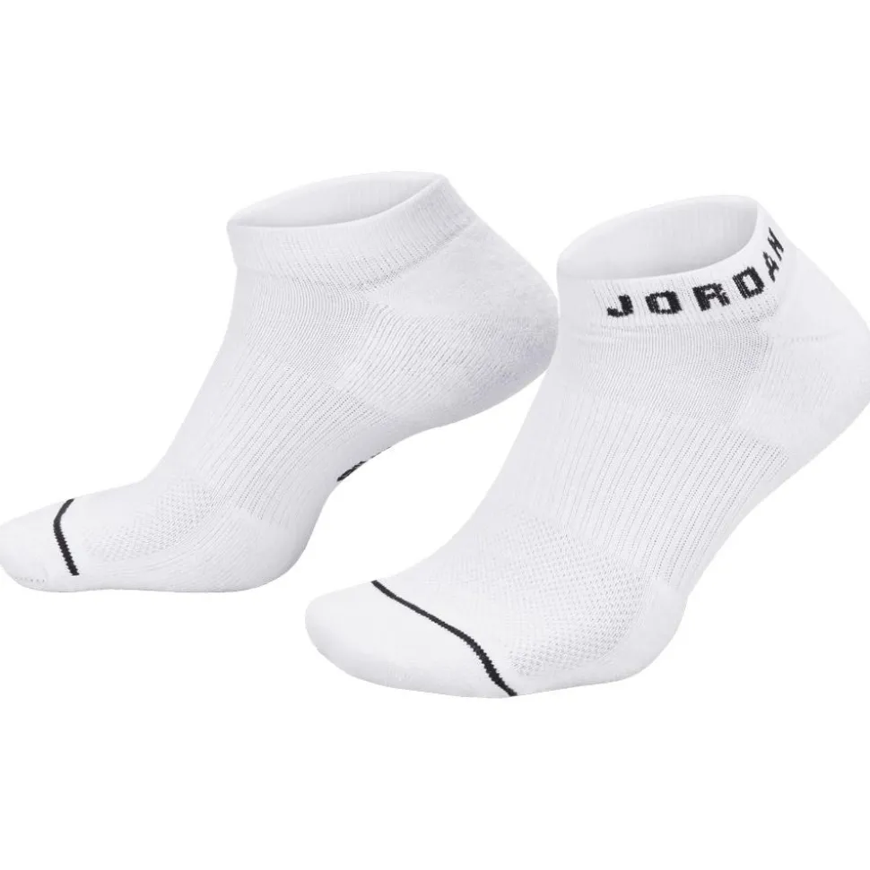 Chaussettes Nike Jordan Socks No Show Everyday (3 pairs) White Black Grey