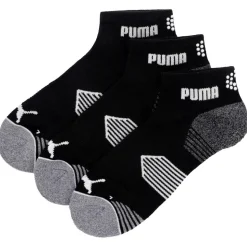 Chaussettes Puma Golf Essential 1/4 Cut 3 Paires Black