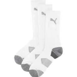 Chaussettes Puma Golf Essential Crew Cut 3 Paires Bright White