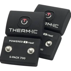 Chaussettes Therm-Ic Powersock Set Heat Fusion Uni + S-Pack 700 Black Grey