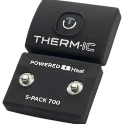 Chaussettes Therm-Ic Powersock Set Heat Fusion Uni + S-Pack 700 Black Grey