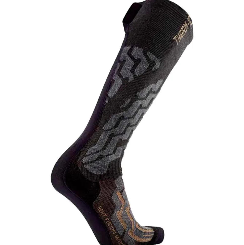 Chaussettes Therm-Ic Powersocks Heat Fusion Uni Women Grey Gold