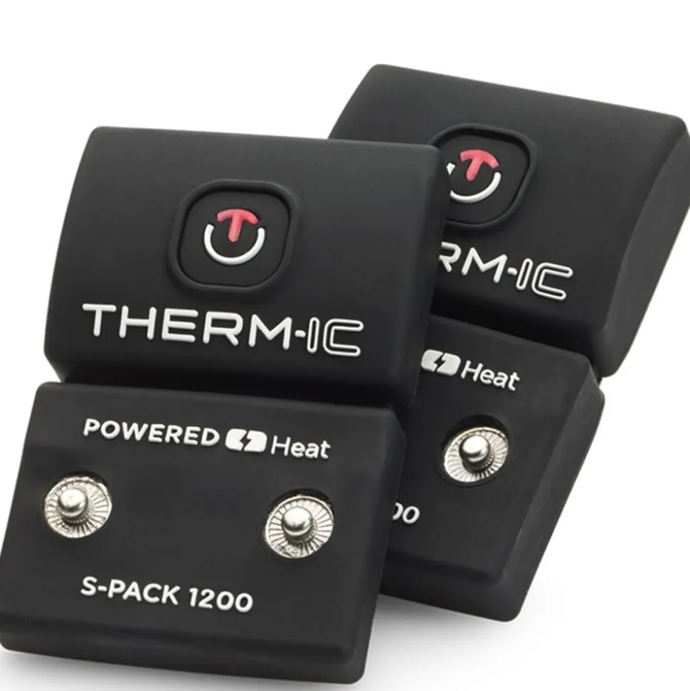 Chaussettes Therm-Ic Powersock Set Heat Fusion Uni + S-Pack 1200 Black Grey