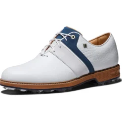 Chaussures avec crampons Footjoy Premiere Series Packard LX White Navy White
