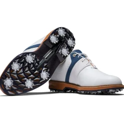 Chaussures avec crampons Footjoy Premiere Series Packard LX White Navy White